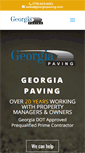 Mobile Screenshot of georgiapaving.com